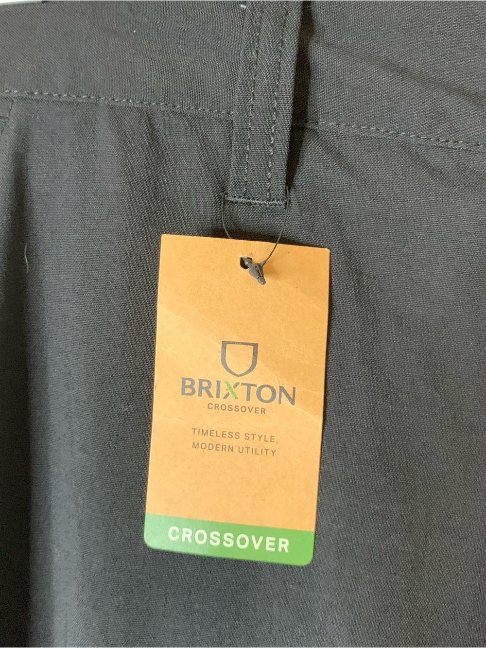 Brixton Mens black crossover nylon choice standard fit pants 30 NWT - Picture 4 of 11